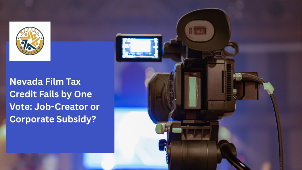 Nevada Film Tax Credit Fails by One Vote Amid Budget Fears