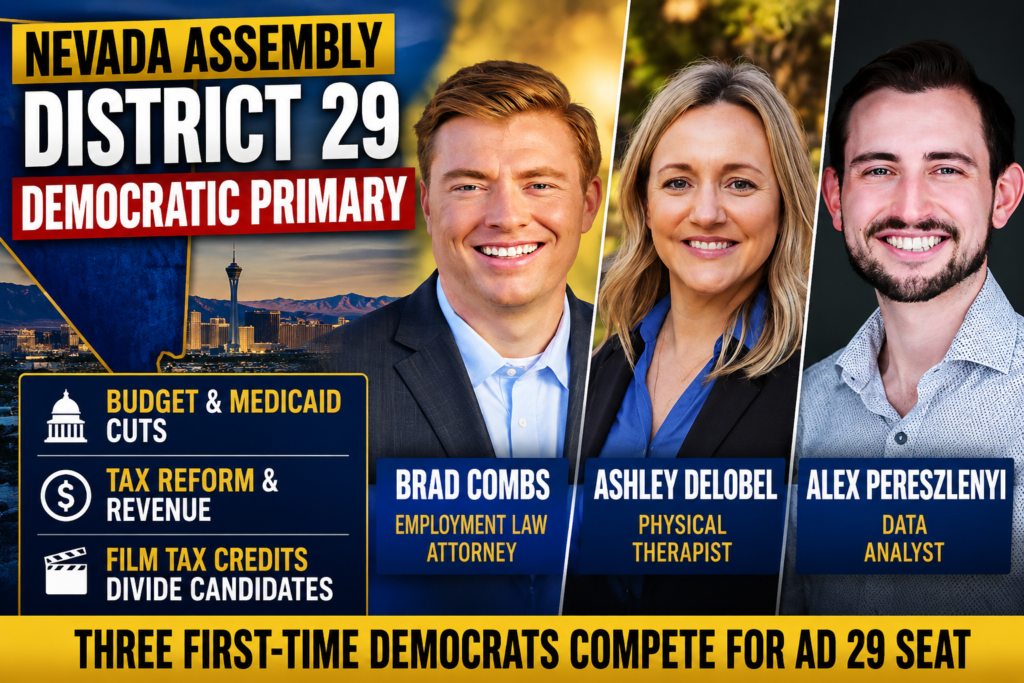 Three Democrats Compete for Nevada Assembly District 29 Seat