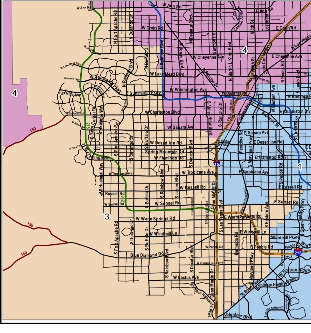 Nevada 3rd Congressional District Map